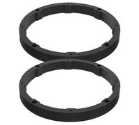 KJHBV Lot de 2 Anneaux D'espacement pour Haut-parleurs Voiture 6,5 Pouces en Plastique Solide, Accessoires Universels pour Remplacement et Amélioration Audio Auto, Cales Compatibles