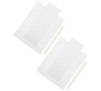 KJHBV Lot de 2 Set de Set de Housses de Fauteuil de Cinéma en Toile Blanche, Design Portable, Confort et Durabilité, Remplaçant Siège Pliant pour Bureaux et Espaces de Travail