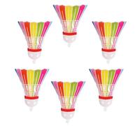 KJHBV Lot de 6 Ballons Gonflables de Badminton en Pe Réutilisables pour Décorations de Fête Sportives et Anniversaire Design Unique