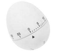 KJHBV Minuteur en Métal et Silicone D'œuf Blanc Cuisine Mécanique Contrôle du Temps, Cuisson Jeu