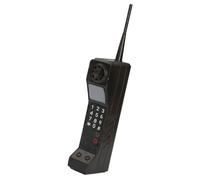 KJHBV Modèle de Téléphone Vintage en Fer Noir Ornement Rétro pour Décoration de Table, Accessoire Photo pour Costumes Années 90 et Collectionneurs