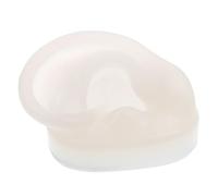 KJHBV Modèle D'oreille en Silicone Réaliste pour Pratique de Perçage, Résistance à L'usure, Oreille Gauche Blanche, pour Étudiants en Médecine et Soins Infirmiers