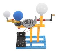 KJHBV Modèle Planétaire du Système Solaire en Plastique pour Garçon et Filles avec Rotation Réaliste, Support Stem, pour Expériences Éducatives et Sessions D'exploration Préscolaire