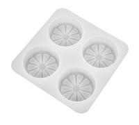 KJHBV Moule en Silicone Blanc pour Savonnette de Tranches de Citron, Facile à Démouler Nettoyer, pour DIY Crafts Making