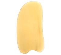 KJHBV Outil de Guasha Facial en Corne de Bœuf Naturel, Léger Bords Lisses, Planche de Massage Gua Sha Portable pour Visage et Corps, Maison Voyages