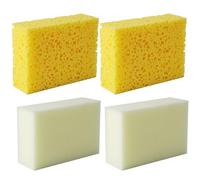 KJHBV Outils de Modelage en Éponge Garçon et Filles 4pcs Éponges Rectangulaires Absorption d'eau et Élasticité pour Poterie pour Activités Créatives et Cours d'art