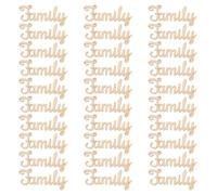 KJHBV Panneau Suspendu Beige en Bois Inachevé 40pcs Lettres Décoratives pour Décoration Créative et Suspendue à Domicile ou Lors de Fêtes