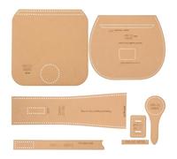 KJHBV Patrons de Paquet à Main en Papier Kraft pour DIY Mesures Précises et Design Classique, Outil Pratique pour Création de Porte-monnaie et Paquet à Dos