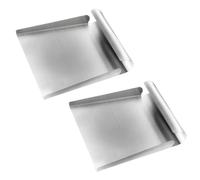 KJHBV Pelles 2 Pièces en Acier Inoxydable Argenté Multifonctionnelles Résistantes Rouille pour Restaurants et Maison pour Riz, Glaçons et Farine