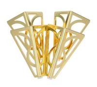 KJHBV Pieds de Meuble en métal 4 pièces, Triangle 15 cm, vissables, pour canapé, Table Industrielle et Armoire, Design Moderne et Minimaliste, Support Robuste pour bibliothèque