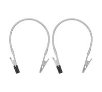 KJHBV Pinces Crocodiles à Double Tête Lot de 2 Structure Flexible et Pliable en Acier Inoxydable et Alliage D'aluminium pour Affichage Photo et Étiquettes en Boutique ou Loisirs