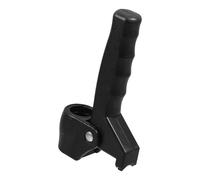 KJHBV Poignée de Canne Noire en Plastique Pliable pour Personnes Âgées Support Stable et Assistance la Station Debout, Design Classique et Ergonomique
