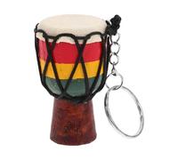 KJHBV Porte-Clés Tambour Africain Djembé Petit Pendentif Suspendu pour Paquet à Dos et Souvenir de Voyage