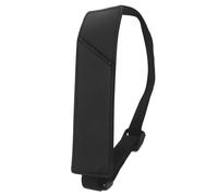KJHBV Porte-Stylo Look Élégant et Raffiné Élastique Ajustable en Cuir PU Noir, Étui Portable pour Carnet Travail Voyages