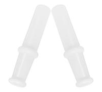 KJHBV Poussoir de Nourriture Cuisine 2pcs pour Hachoir à Viande, Manche Ergonomique, Plastique Blanc, Facile à Nettoyer, Accessoire de Remplacement pour Usage Domestique