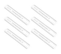 KJHBV Règle Flexible en Pvc Outil Léger de Cartographie Sourcils pour Sourcils 6pcs Précision Améliorée pour Microblading Adaptée aux Artistes et Débutants en Maquillage
