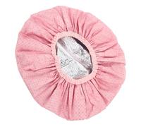 KJHBV Rose à Carreaux Imperméable Double Couche Bonnet de Séchage à Température Constante pour Soin Capillaire pour Cheveux Salon et Usage Maison