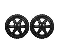 KJHBV Roues de Chariot en Caoutchouc Lot de 2 pour Chariot Pliable Roulettes Monte-Escaliers Absorption des Chocs Accessoires pour Caddy de Courses