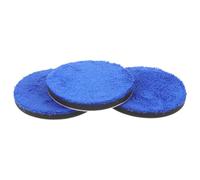 KJHBV Set de Applicateurs pour Voiture Conçus Application Complète de Cire Polissage Professionnel Lot de 3 en Fibre et Éponge de 150mm