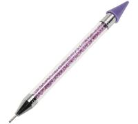 KJHBV Stylo à Points pour Nail Art à Double Extrémité en Acrylique, Facile à Utiliser et Résistant aux Dommages, Artistes Professionnels et Débutants en Nail Art