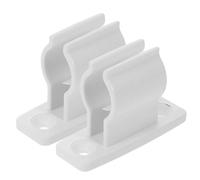 KJHBV Support de Store Manuel pour Camping-Car 2pcs en Alliage Abs Blanc Installation Facile et Mécanisme de Pliage Rapide pour Activités en Extérieur
