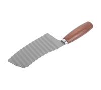 KJHBV Trancheuse à Frites en Acier Inoxydable Lame Ondulée Multi-usage Facile à Nettoyer pour Fruits et Pommes de Terre Outil Pratique Cuisine