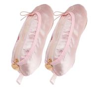 KJHBV Trousse de Maquillage Structure Protectrice et Multifonction de Chaussure de en Tissu Lot de 2 Pièces Danseuses Lors des Répétitions et Spectacles