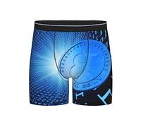 KJHBVND Boxer stretch Bitcoin pour homme, Noir , L