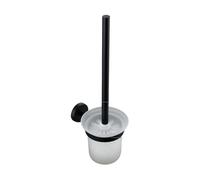 KJHFD Accessoires Salle Bain Noirs Mat avec Barre Serviette Baignoire Robe Crochet Laiton éère de quincaillerie Molle pour Les Serviettes Porte-Tissu en Papier Support