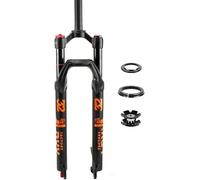 KJHFD Avant Pouces avec Amortisseur d'air, Fourche Suspension pour vélo de Montagne, Tube Droit 1-1/8", Frein à Disque, Voyage mm, ultralégère (Couleur B, Taille 26