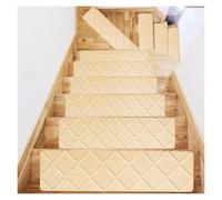KJHFD Cartaits d'escalier sans Glissement Pack, Peigne bâton marches en Bois, Tapis intérieurs lavables à Machine la sécurité - Parfait pour Enfants, aînés Les Animaux de Compagnie