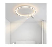 KJHFD Chandelier Chandeliers LED Modernes Décoration de Maison pour la Chambre à Coucher Étude Enfant Salle Show Room Spotlight intérieur Lampes lustres Couleur Round 50 cm Taille: White Chaud
