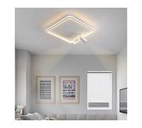 KJHFD Chandelier Chandeliers LED Modernes Décoration de Maison pour la Chambre à Coucher Étude Enfant Salle Show Room Spotlight Indoor Lamps LUSTRURE LUMIÈRES Color Square 50 cm Taille: Fraîche Blanc