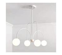 KJHFD Chandelier Moderne en Verre Globe MODELLE PLANDIER BRACKED Metal Pendant avec Rods RÉGLABLES ÉCLAIRAGE PLAFICATION pour Le Salle À DANSAGE DE CUIE