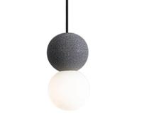 KJHFD Chandeliers moulins Eau Style Japonais, Créative Circular Glass Pending Lamphades lampadaire, Chasse Poule, la décoration Barre de Restaurant, à l'éclairage G9 Light Source Single Hangin