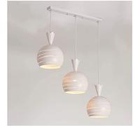 KJHFD Chandeliers, Restaurant Chandelier Creative Personality Study Hall Corridor Aisle Wrought Iron Bar Cdecoration 3 Heads Lights Light/Tricolor Light