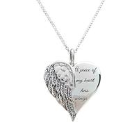 KJHFD Collier Bijoux pour Femmes Gift's Gift Vintage Angel Heart Party Wing Colliers Vertissements