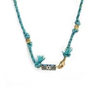 KJHFD Collier Mauvais œil pour Femmes Hommes, Collier Pendentif Mauvais œil Arc-en-Ciel Porte-Bonheur, Collier en Corde tressée, Collier Mauvais œil en Or, Tour de Cou Mauvais œil, Collier Mauvais