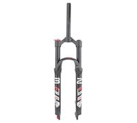 KJHFD Course de Fourche Suspension VTT Air Tube Droit Rebond Ajuster mm Frein à Disque Avant Verrouillage Manuel (Taille 26'')