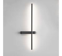 KJHFD des Enfants décore Lampe Murale Long Minimaliste linéaire cuivre en Laiton décor Maison d'éclairage Compatible avec la Chambre de Salon du Couloir (60 cm foncé)