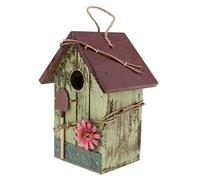 KJHFD d'oiseau en Bois Suspendue, Maison Campagne, décor de E