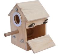 KJHFD en Bois nid d'oiseau, nichoir Cockatiel, Pigeon, Hirondelle, boîte d'élevage d'oiseaux, Peinture, sans Danger pour Les nichoirs à Oiseaux