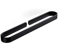 KJHFD Espace en Aluminium Salle Bain Serviettes murmure de Serviette (Bleu: Un Noir, Taille: