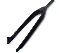 KJHFD Fourches Fourche Rigide VTT Tube Conique Fibre de Carbone 9x100mm Frein à Disque Avant 1-1/8" Ultraléger sans Filetage (Couleur UD-Matte, Taille 29