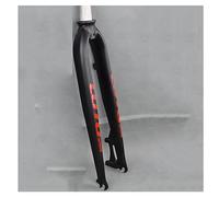 KJHFD Fourches Rigides ''Pouces VTT Frein à Disque Avant Fourche en Aluminium Tube Droit sans Filetage Ultraléger mm (Couleur : Rouge, Taille 29")