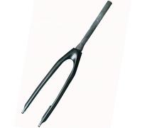 KJHFD Fourches rigides pour VTT en Fibre de Carbone Tube Conique Fourche Avant Frein à Disque Ultraléger x mm (Couleur : Noir Brillant, Taille 27,5")