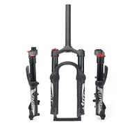 KJHFD Fourches Suspension Montagne Fourche pneumatique de Pouces 1-1/8" Frein à Disque Avant Droit Dégagement Rapide mm avec Verrouillage Manuel pour vélos pliants 17