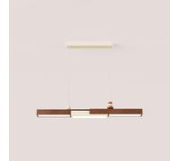 KJHFD Isien de Cuisine linéaire Bande Longue 3 Couleurs Lampe Suspendue Nordique avec Un l'ombre en Acrylique Blanc pour la Salle à Manger LED Moderne