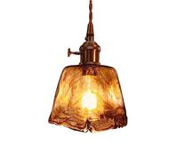 KJHFD Lampes Montage Chasse d'eau, Suspendue Style Nordique, Lampe pensionnaire en Verre personnalité créative, Une Palette vis, lumière du Bar à la décoration de Barre