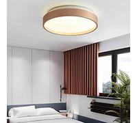 KJHFD Lustres plafonnier Moderne Semi-Flush Monte LED 3000-6000k plafonniers Ronds Lampe Profil Bas pour Chambre à Coucher Salle de Bain Plafond d'or, lumière Suspendue (Blanc, 45 cm)